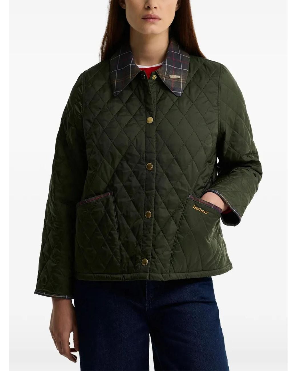 Barbour Icons Diamond-Quilted Jacket in Black | Lyst
