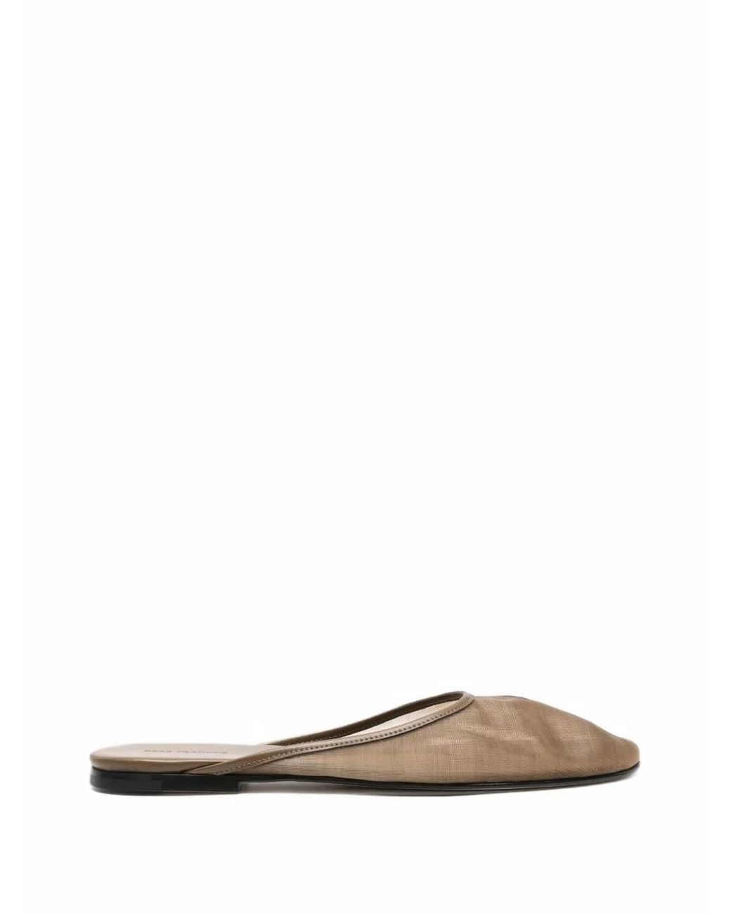 Dear Frances White Balla Mesh Slippers