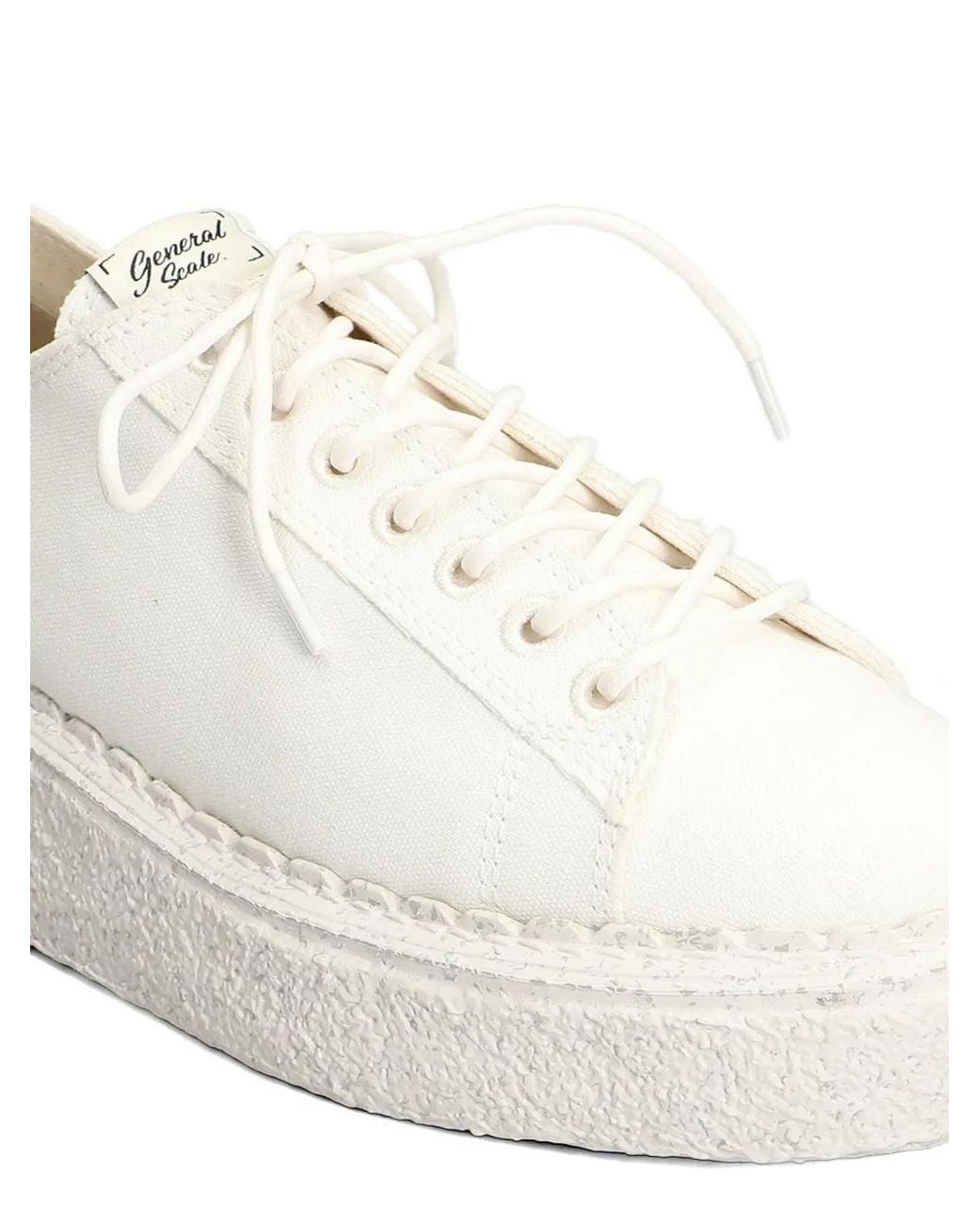 Maison Mihara Yasuhiro White Baskets Mark À Plateforme for men