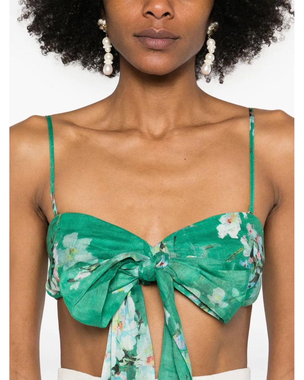 Zimmermann Green Sleeveless Tops