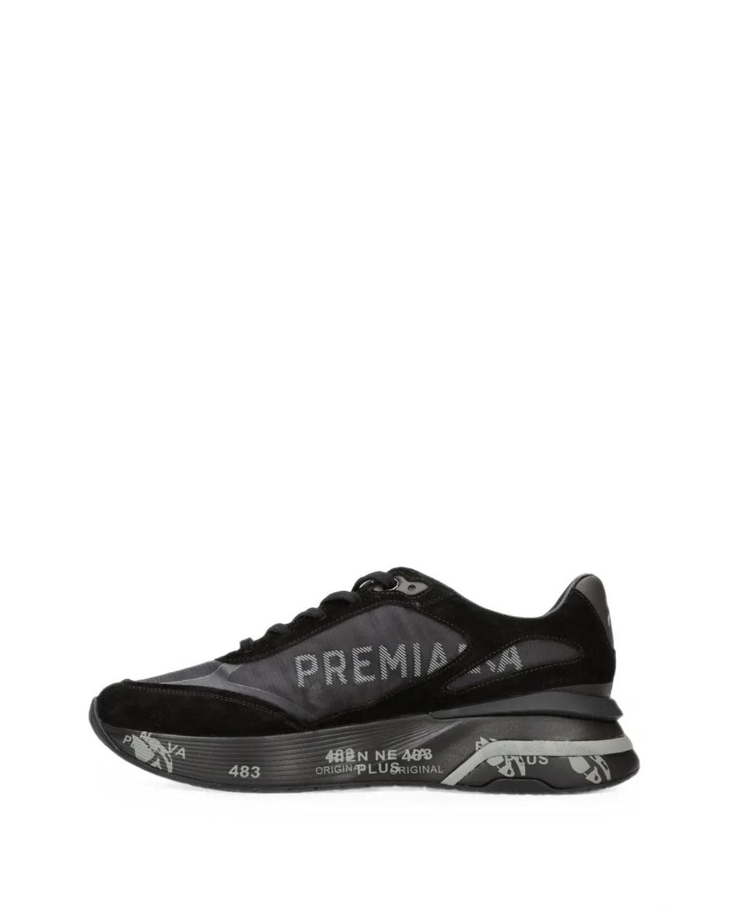 Premiata Black Moerun 6445 Sneakers for men
