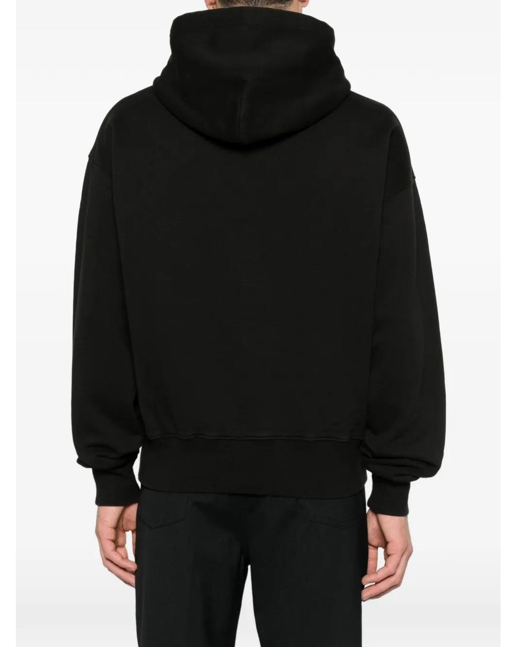 BOILER ROOM Black Printed Hoodie for men