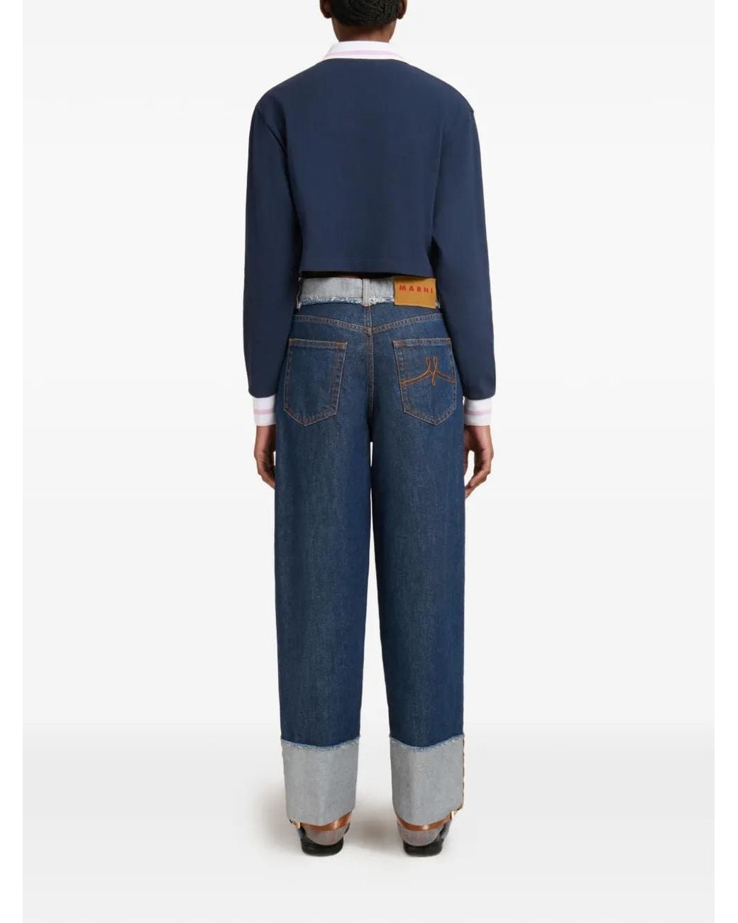 Vaqueros con puños Marni de color Blue