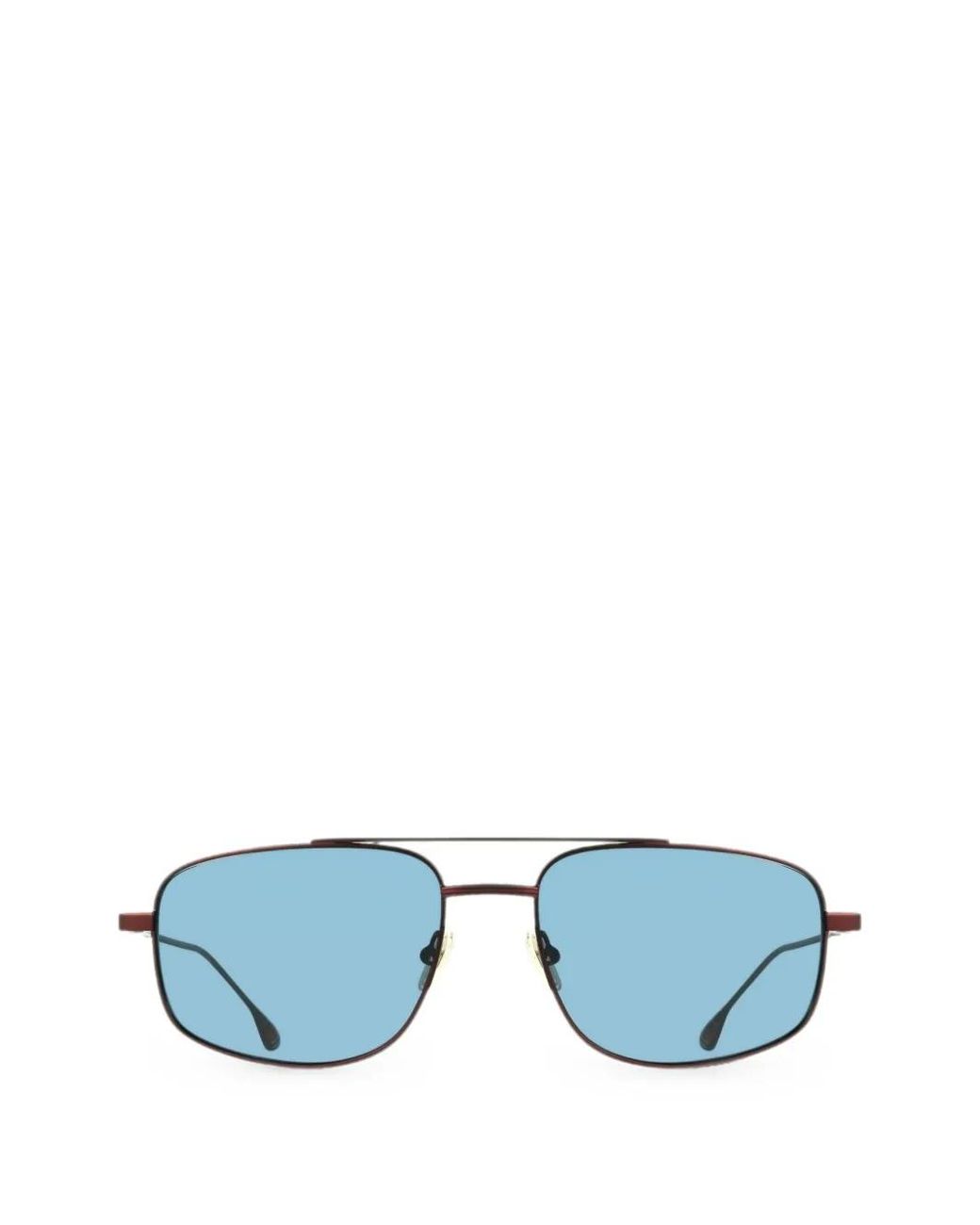 Paul Smith Blue Purley Rectangle-Frame Sunglasses for men