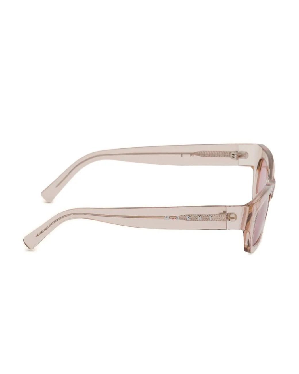 Marni Pink Rectangular-Frame Sunglasses