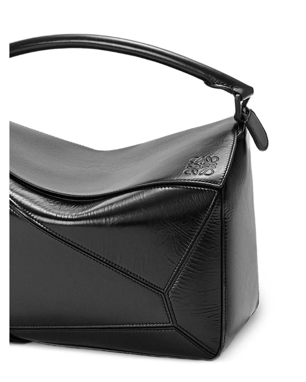 Loewe Black Large Puzzle Bag for men