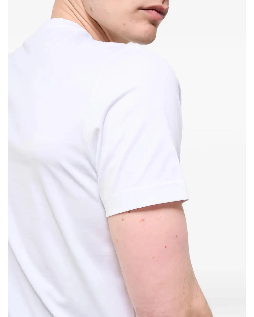 Dondup Jersey T-Shirt in het White voor heren