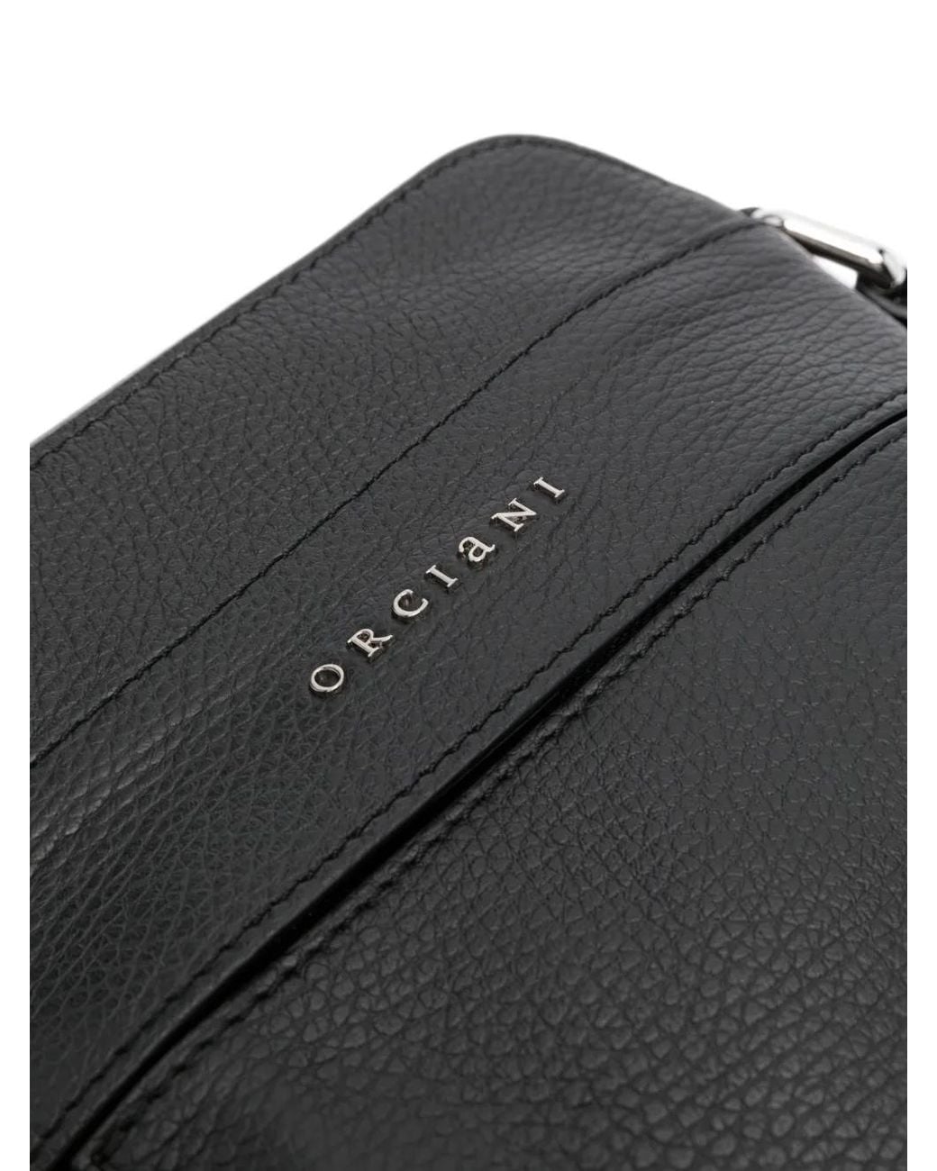 Borsa Messenger Micron Mini di Orciani in Black da Uomo