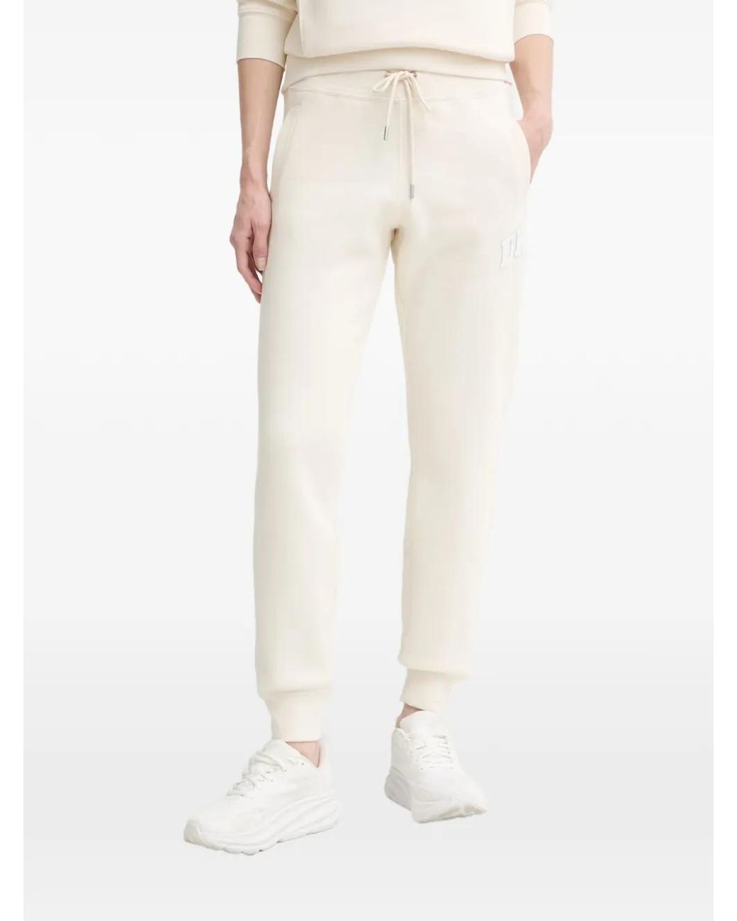 DKNY Trainingsbroek Met Logopatch in het Natural