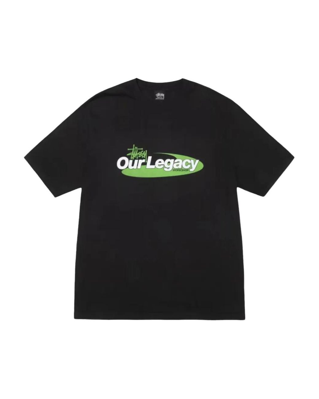 トップス Stussy x Our Legacy Work Shop Swirl Tee Stussy X Our Legacy Work Shop Swirl T-Shirt in Black for Men | Lyst UK