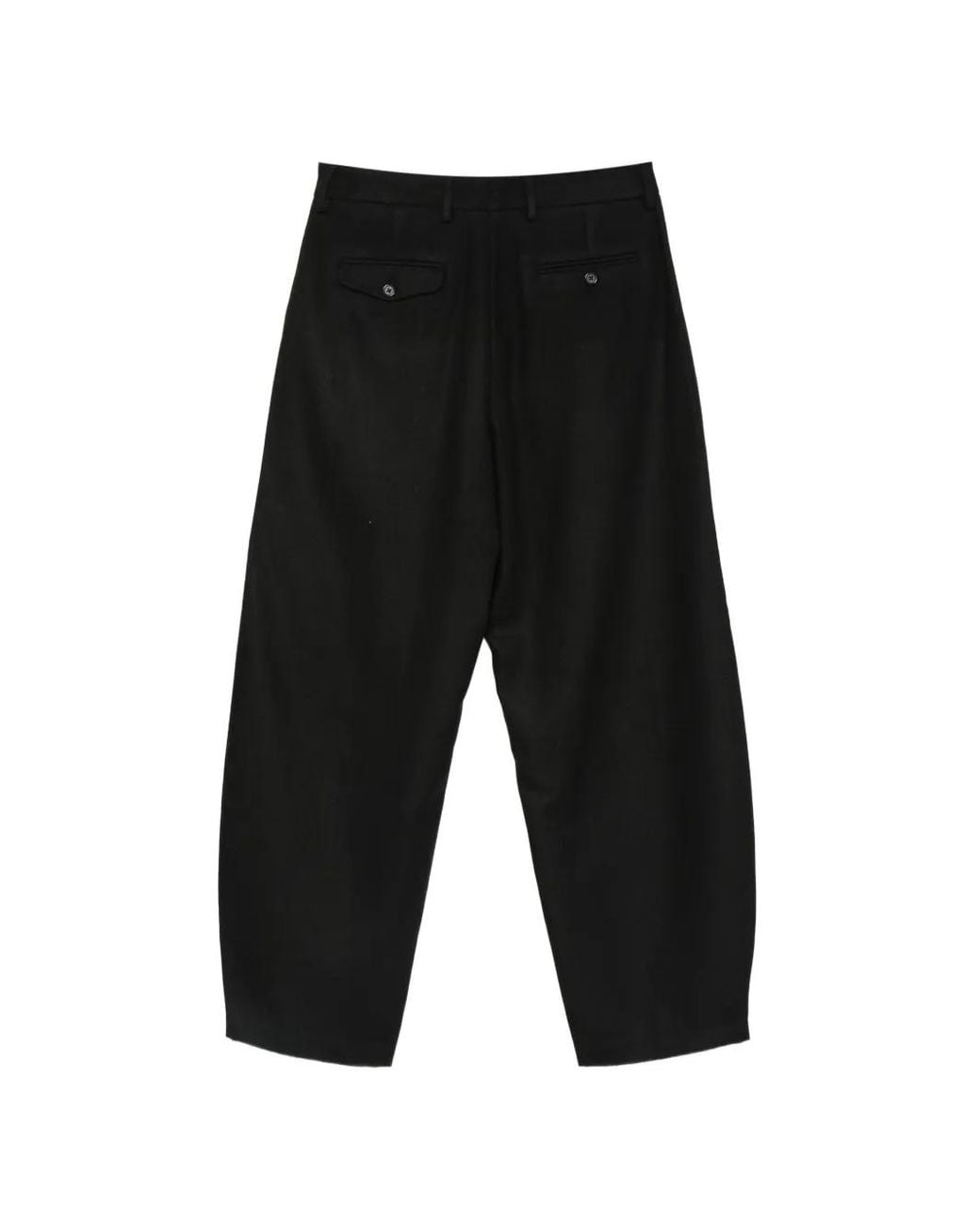MARSĒM Black Balloon Trousers for men