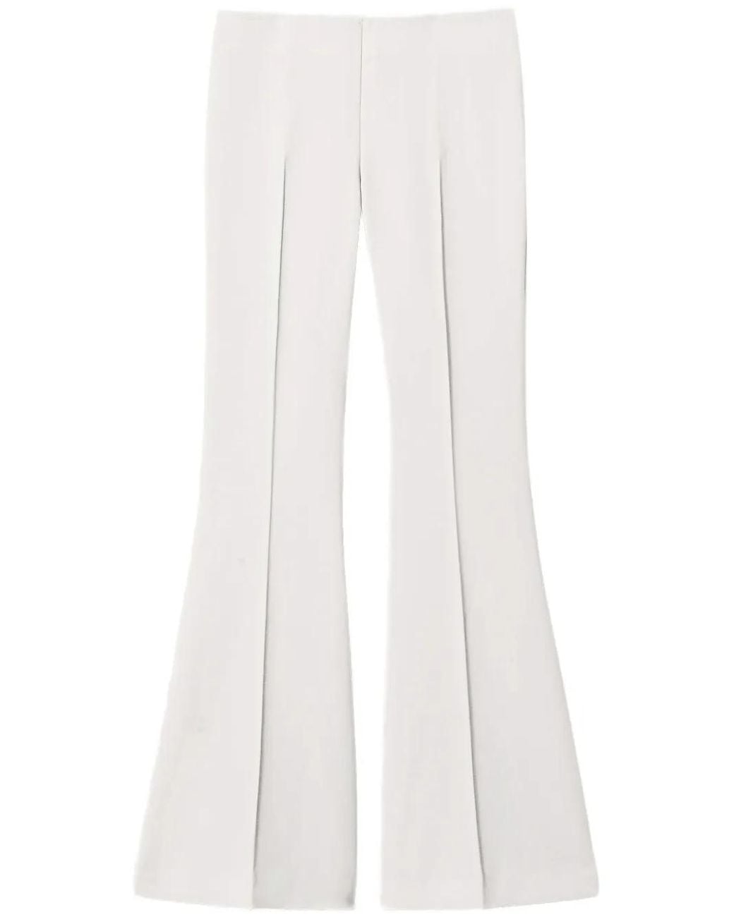 Twinset Flared Plooibroek in het White