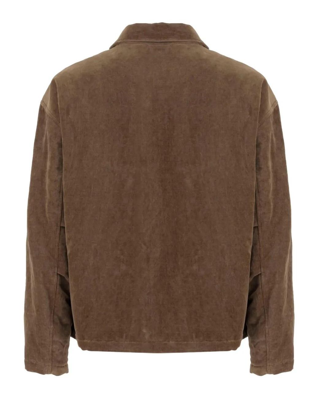 Giorgio Armani Brown Patch-Pocket Jacket for men