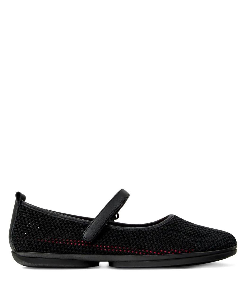 Camper Black Nina Strap Ballerinas
