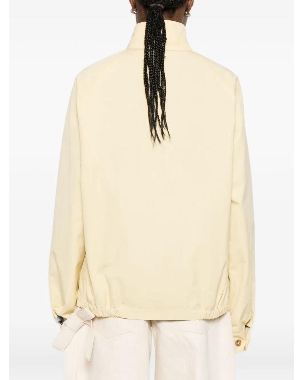 Miu Miu Natural Cotton Blouson Jacket