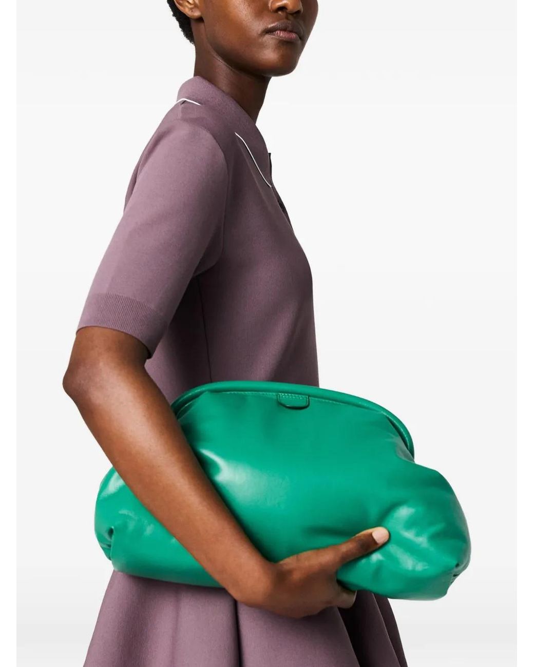 Stella McCartney Purple Short-Sleeve Polo Top