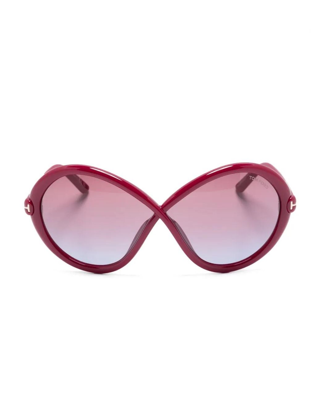 Tom Ford Pink Jada Oversize Sunglasses