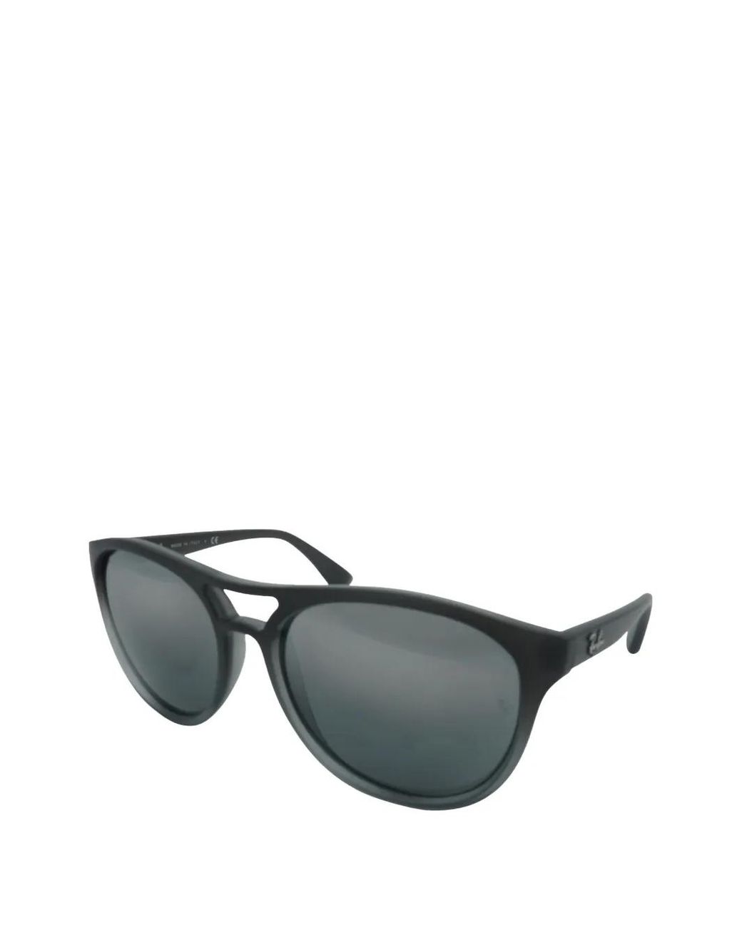 Ray-Ban Gray Brad Pilot-Frame Sunglasses for men
