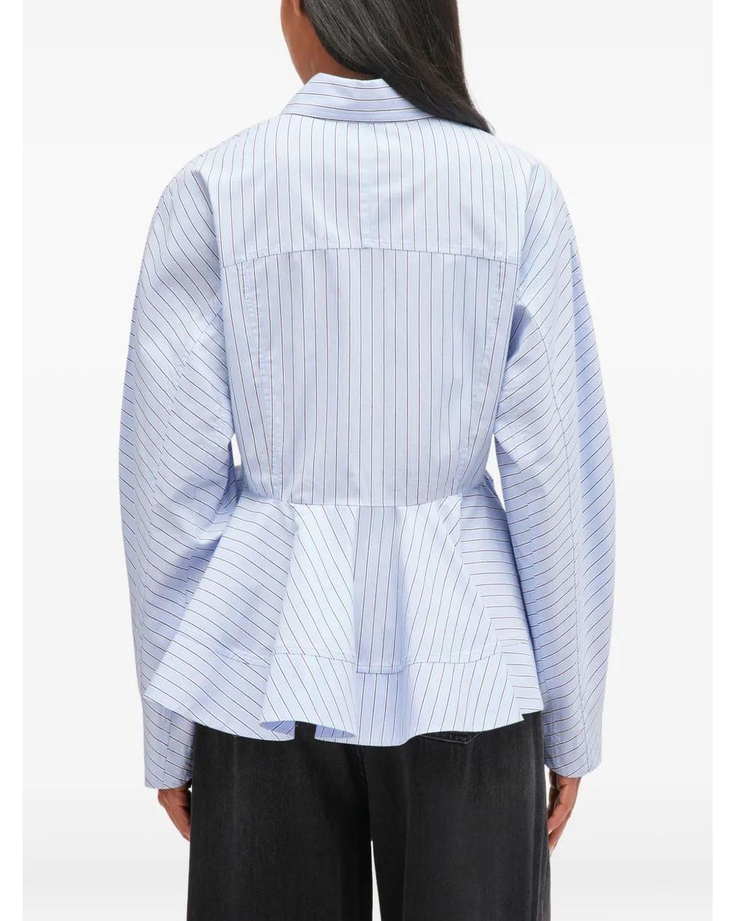 Shirts Ganni de color Blue