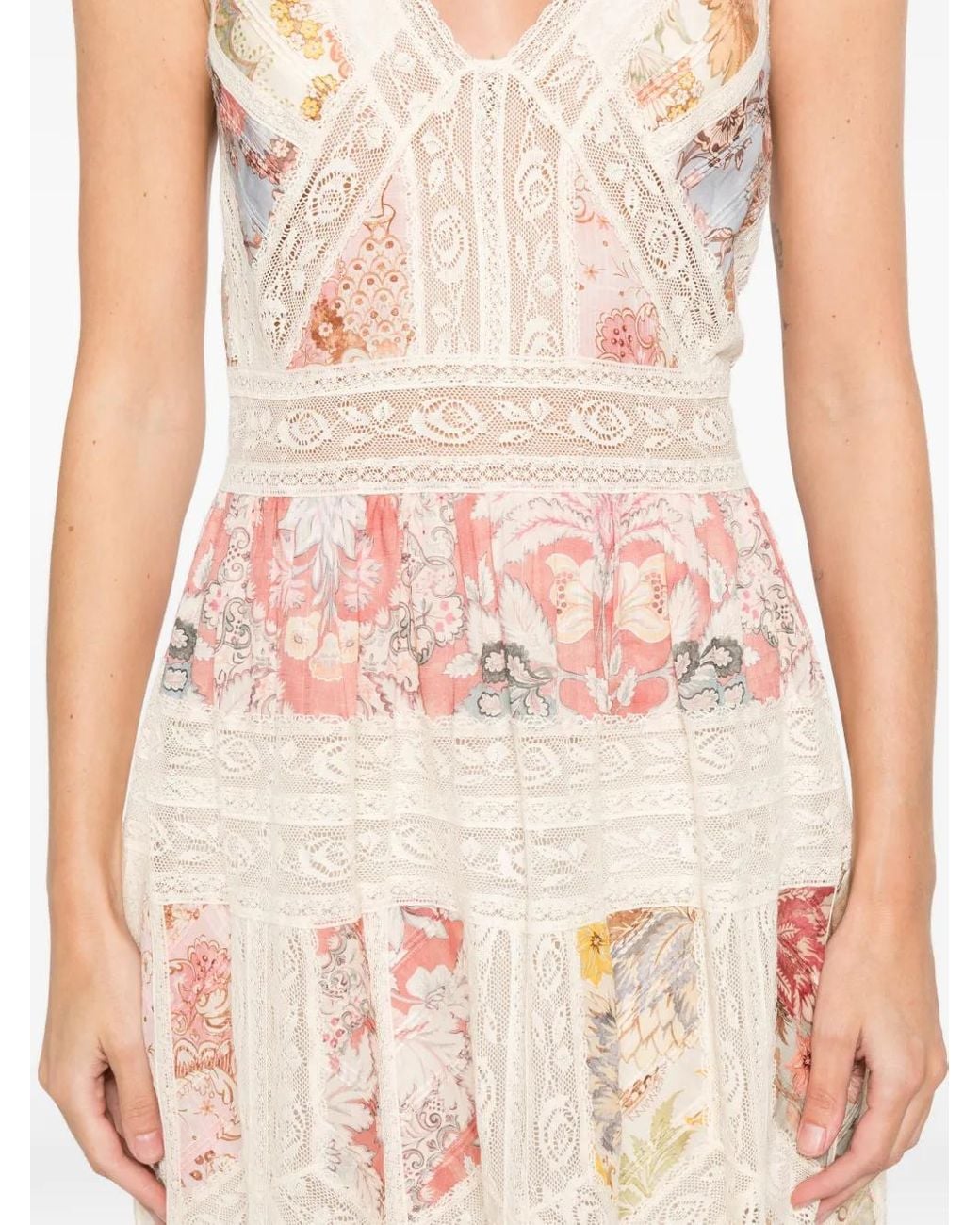 Zimmermann Pink Cotton Dress