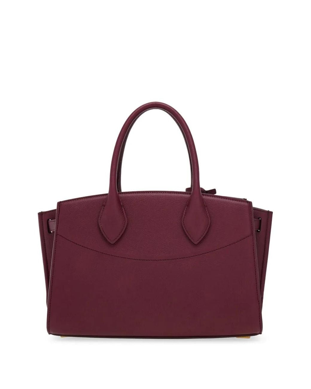 Ferragamo Purple New Studio Soft Bag (M)