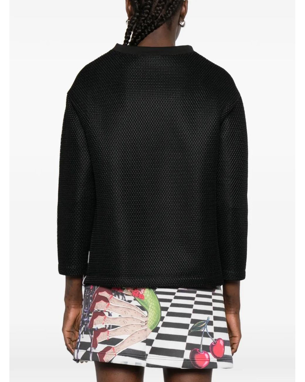 The Artistylist White Marmaid Graphic-Print Sweatshirt