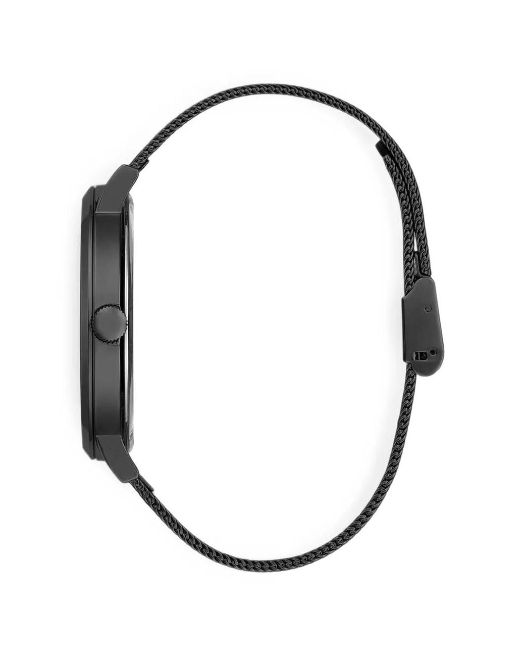 Guess Black Logo-Detail 44Mm Watch for men