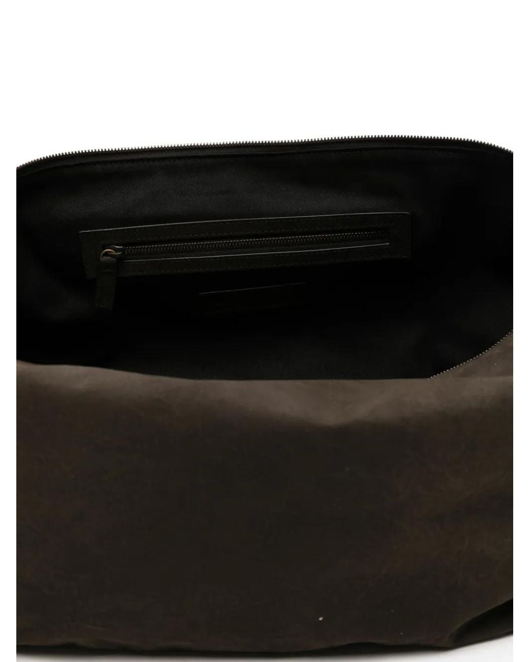 Salvatore Santoro Black Zip Shoulder Bag