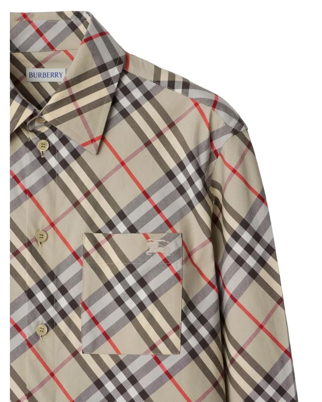Burberry Multicolor Cotton Check Shirt