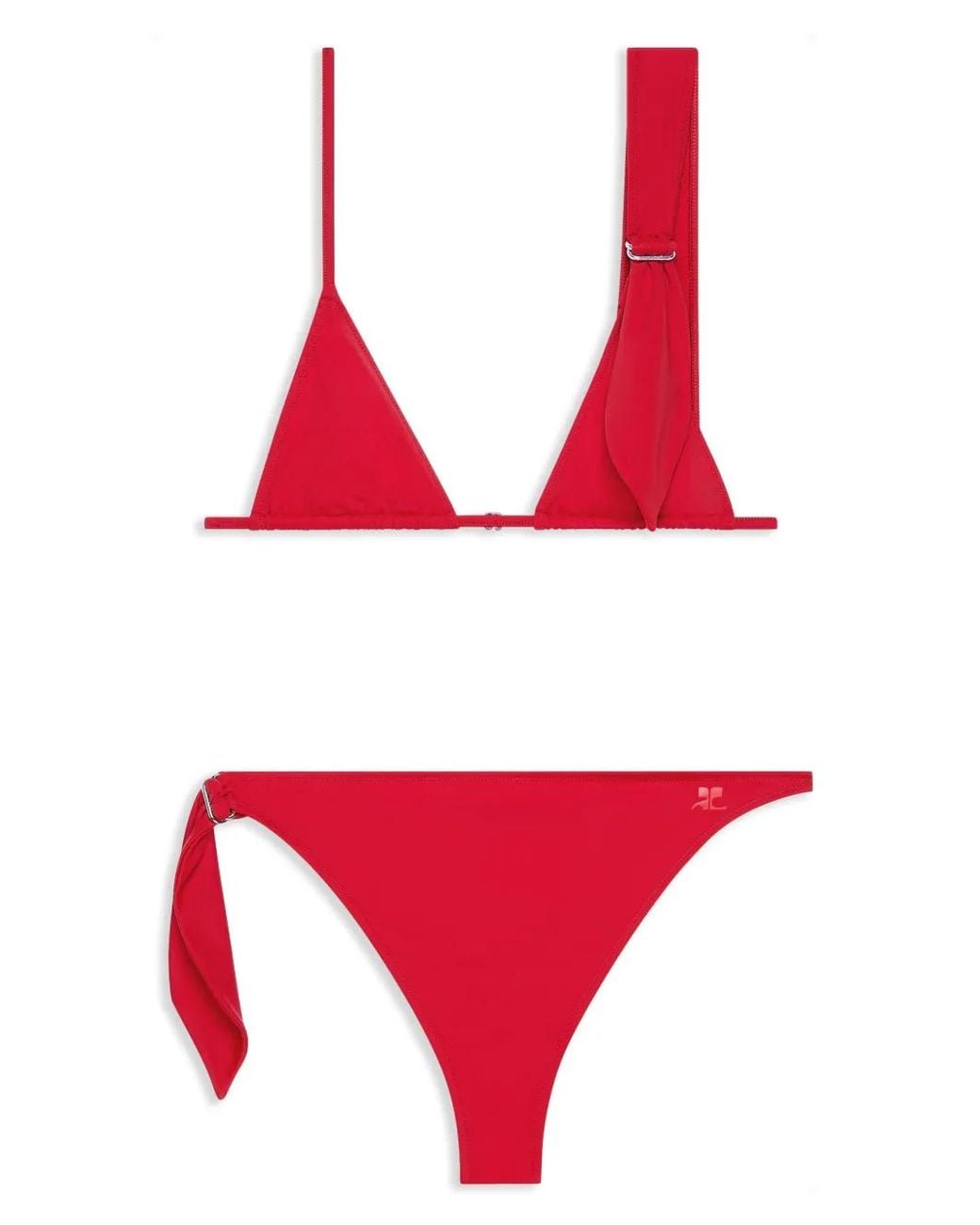 Bikini Scarf Courreges de color Red