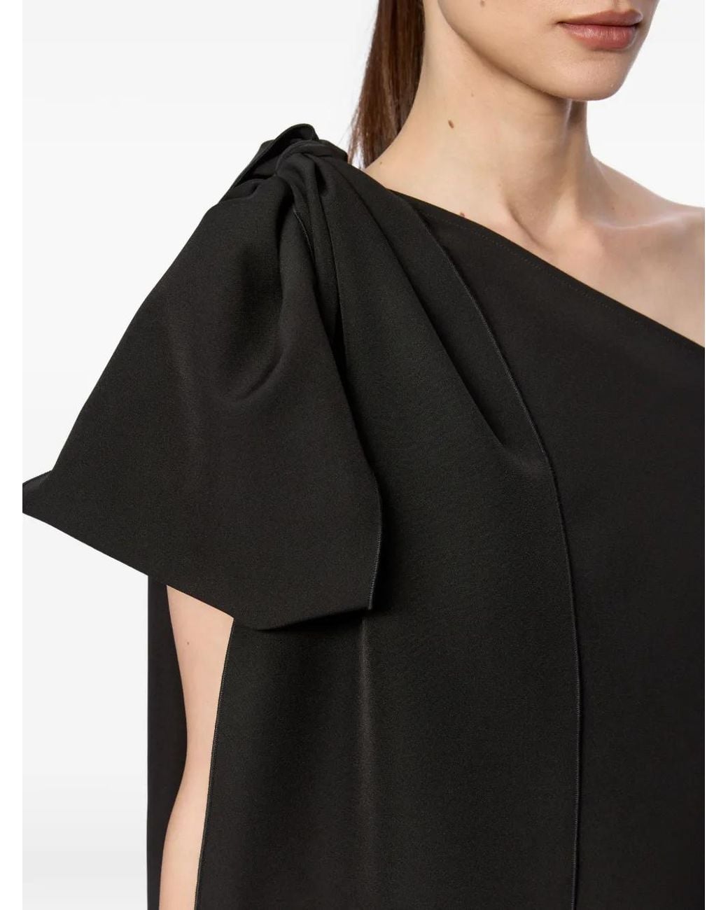 Atu Body Couture Black One-Shoulder Maxi Dress