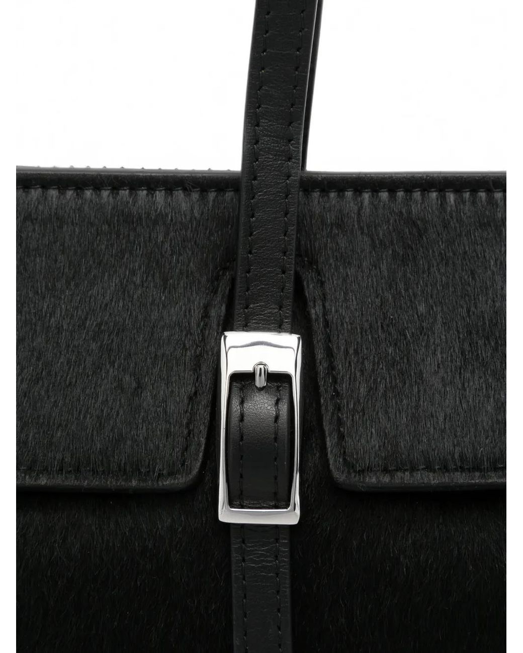 Elleme Black Le Bateau Calf Leather Shoulder Bag