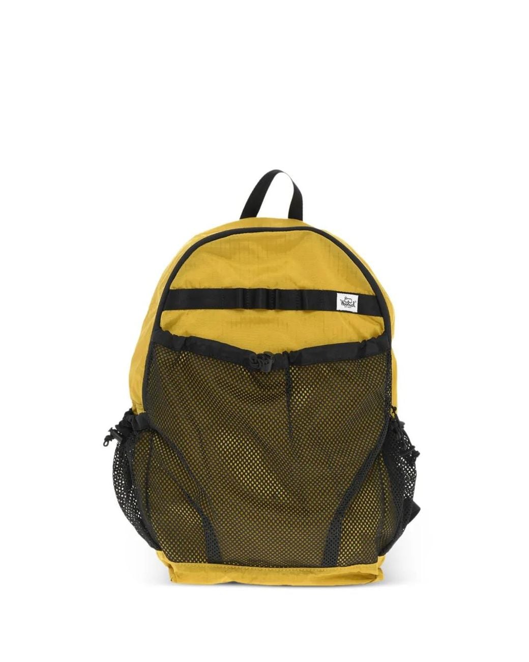 Woolrich Yellow Ripstop Mesh Backpack for men