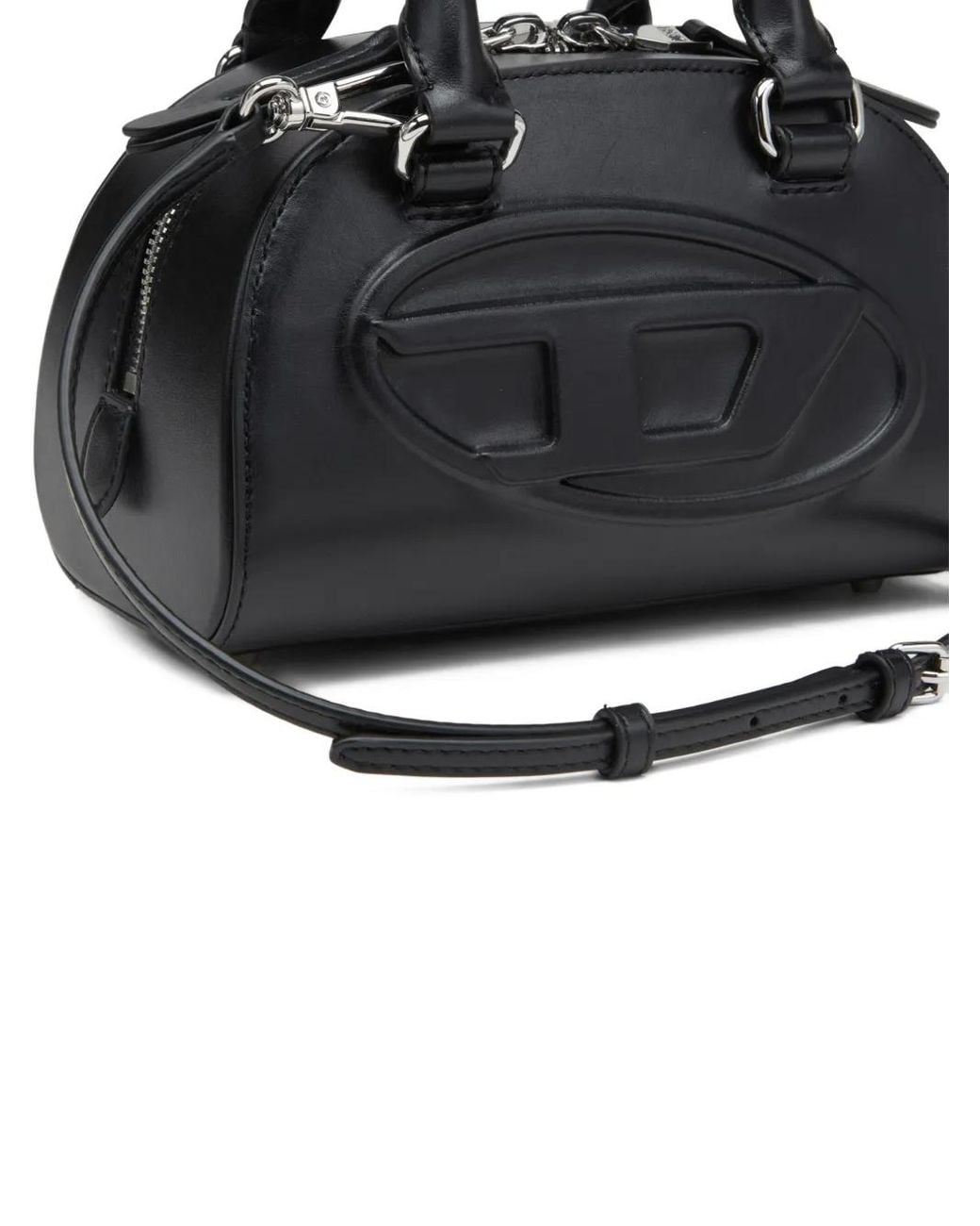 DIESEL Black 1Dr Dome Cross Body Mini Bag