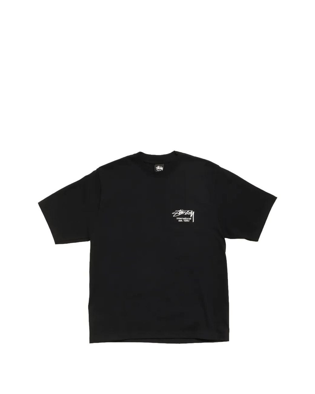 Stussy Black Dice Clock T-Shirt