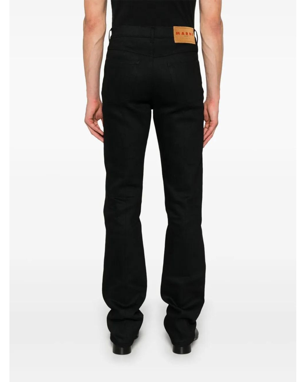 Marni Black Straight-Leg Jeans for men