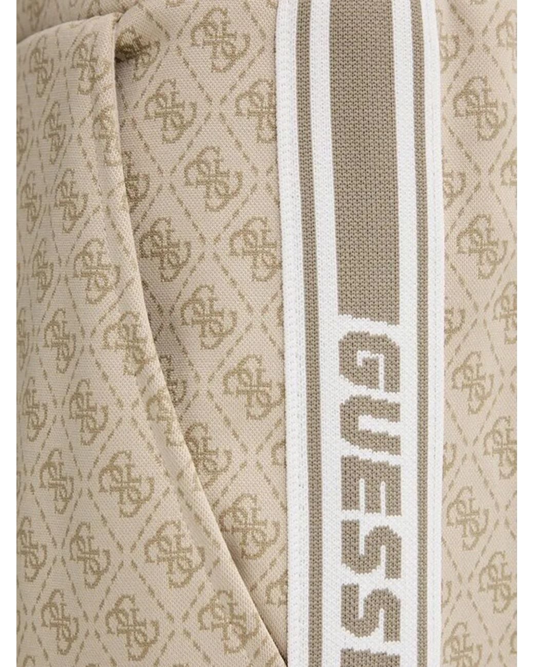 Guess Jogginghose Mit Monogrammmuster in Natural für Herren