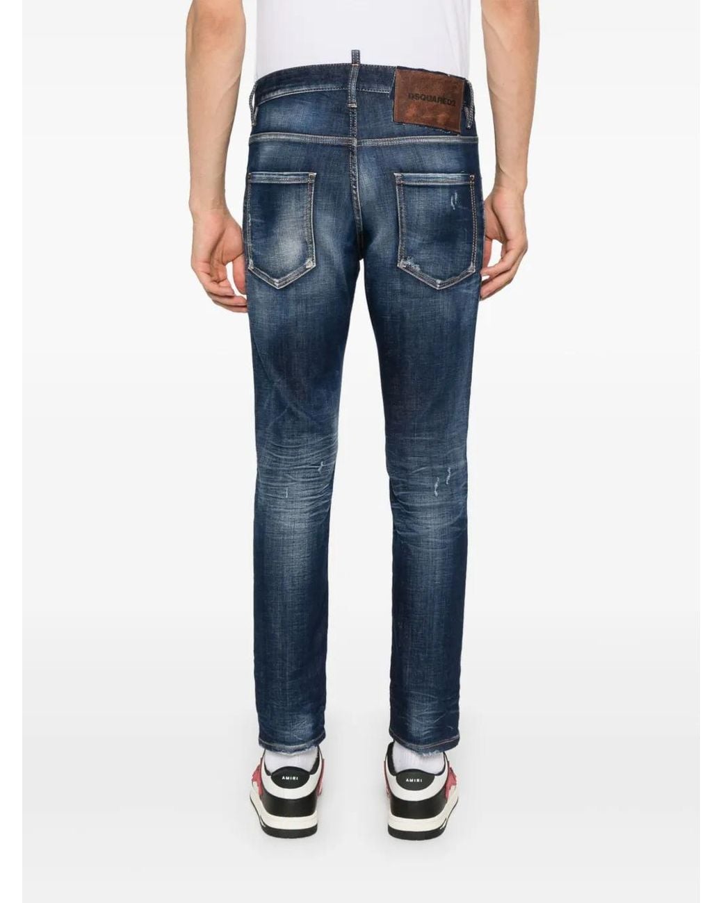 Vaqueros Skater Slim DSquared² de hombre de color Blue