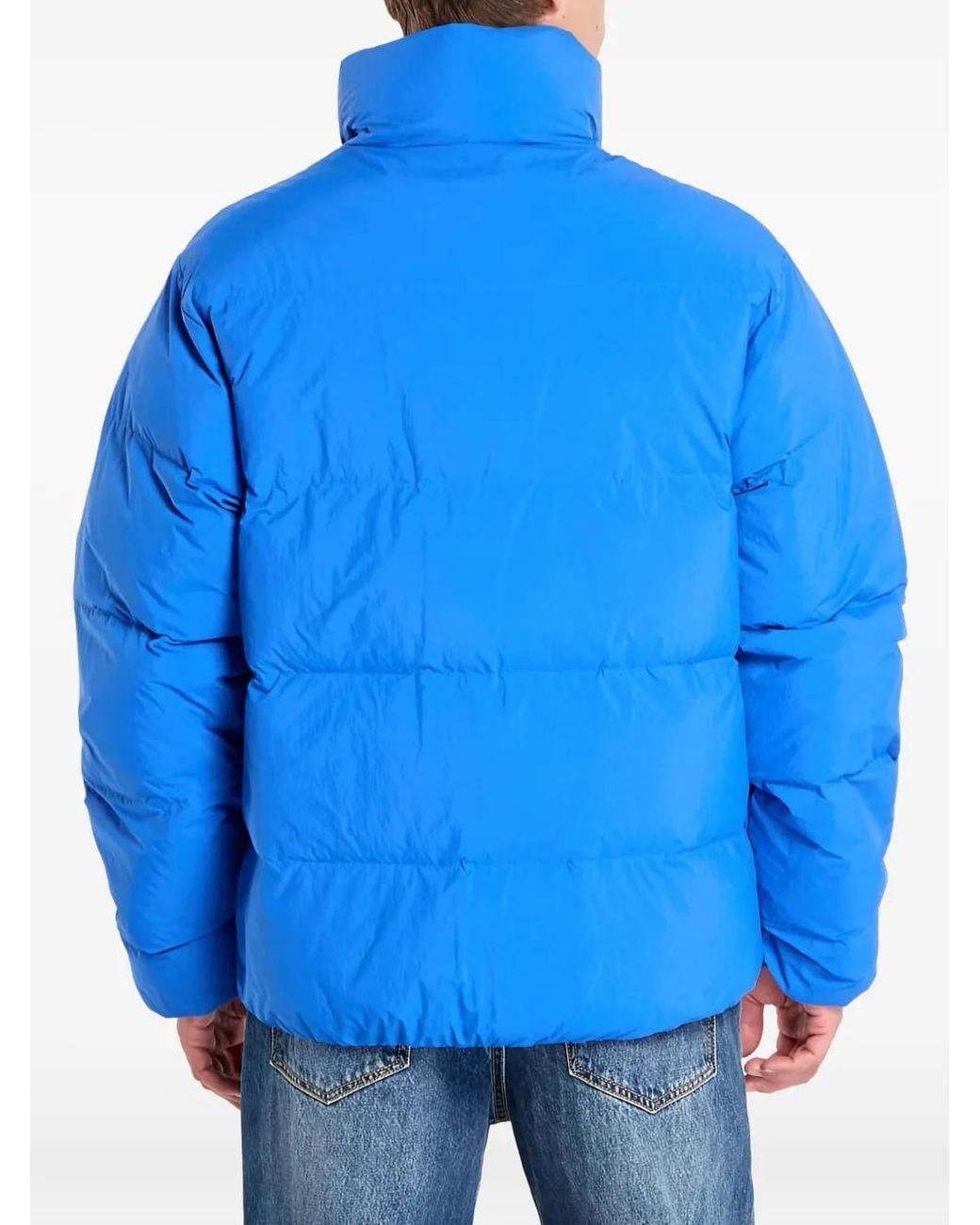 Adidas Blue Down Puffer Jacket for men