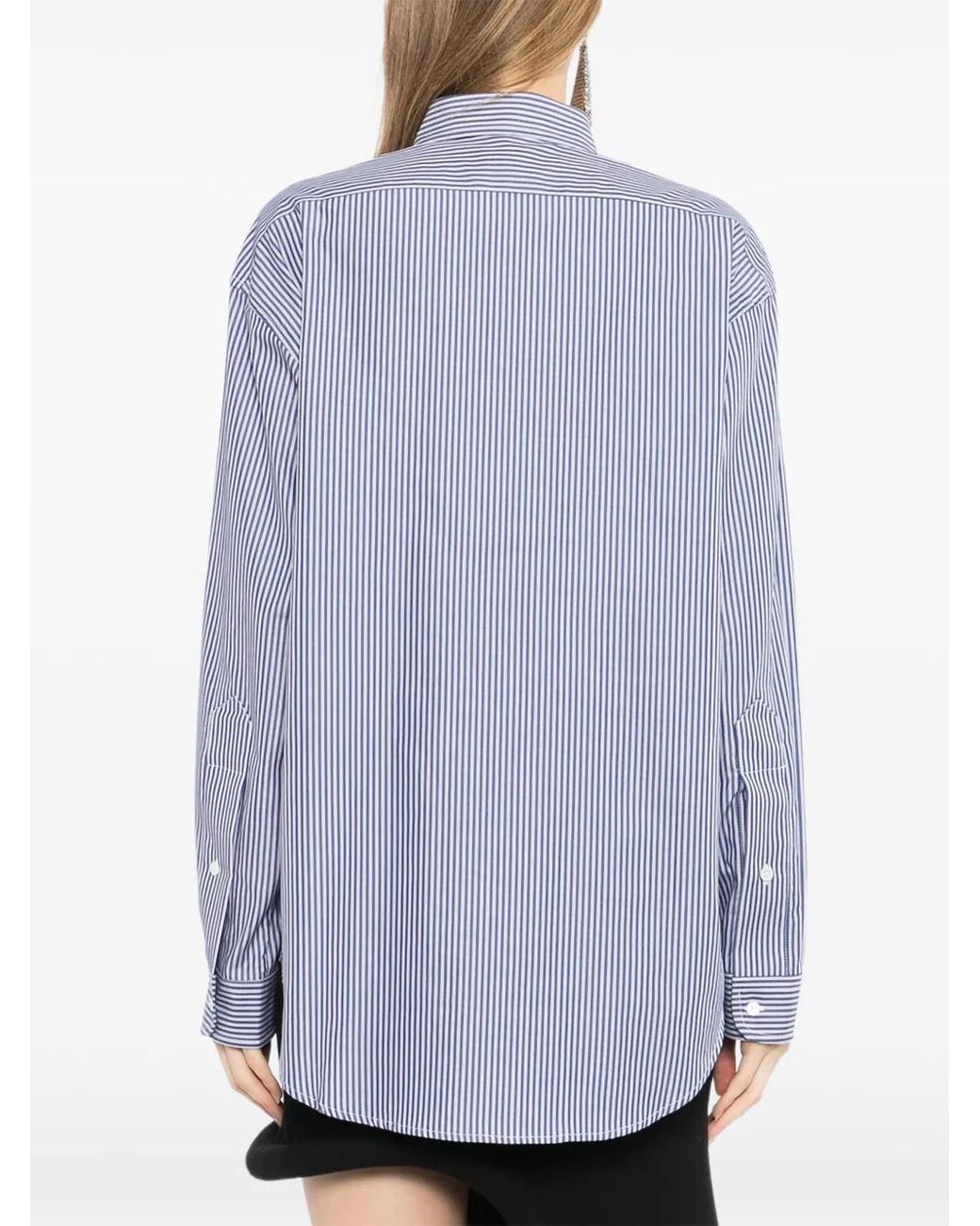 VAQUERA Blue Striped Shirt