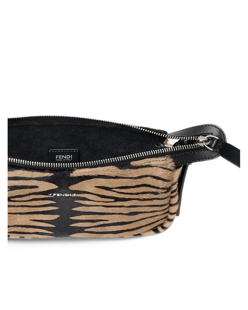 Fendi Metallic Zip Top Small