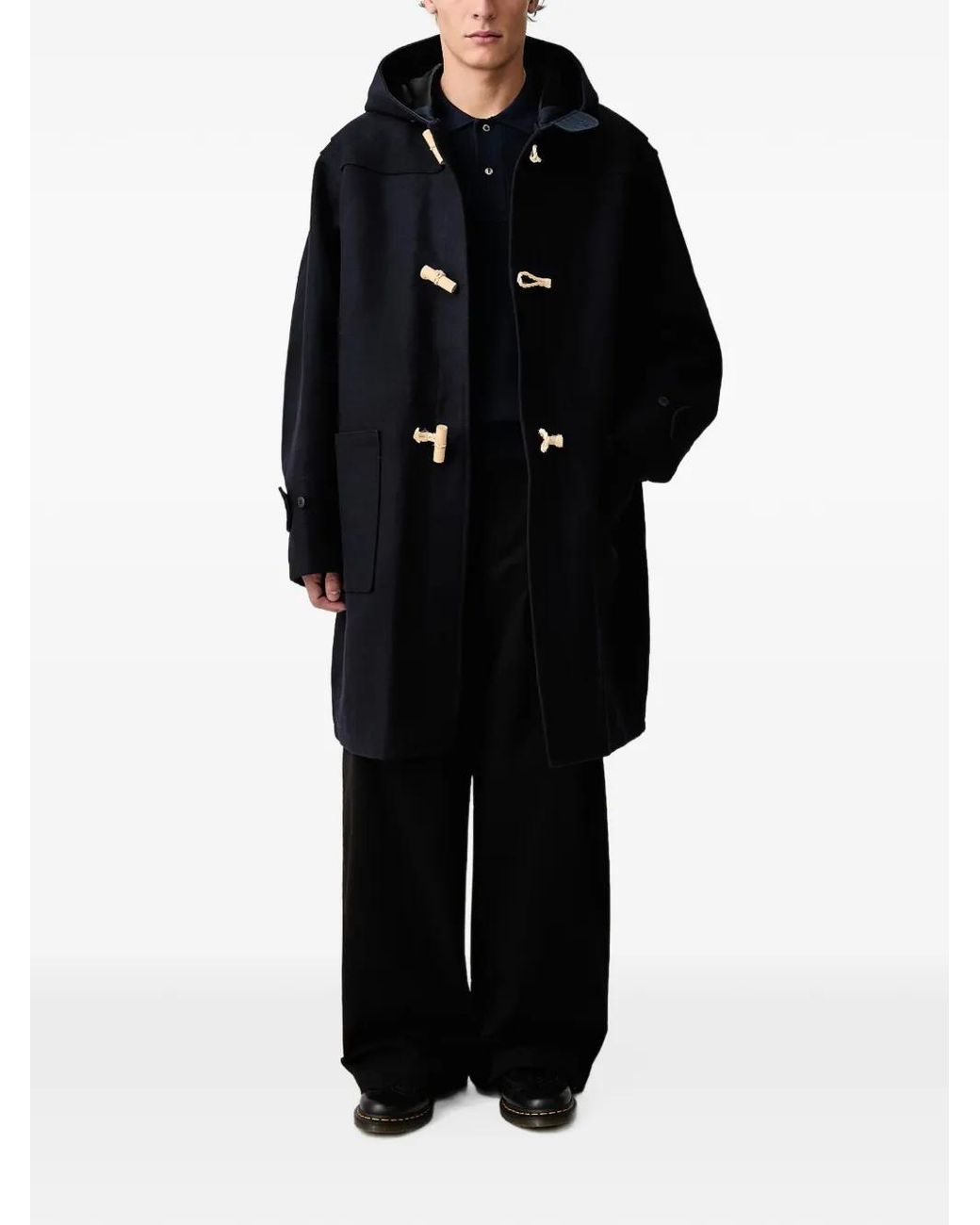 Abrigo Con Capucha Visvim de hombre de color Black