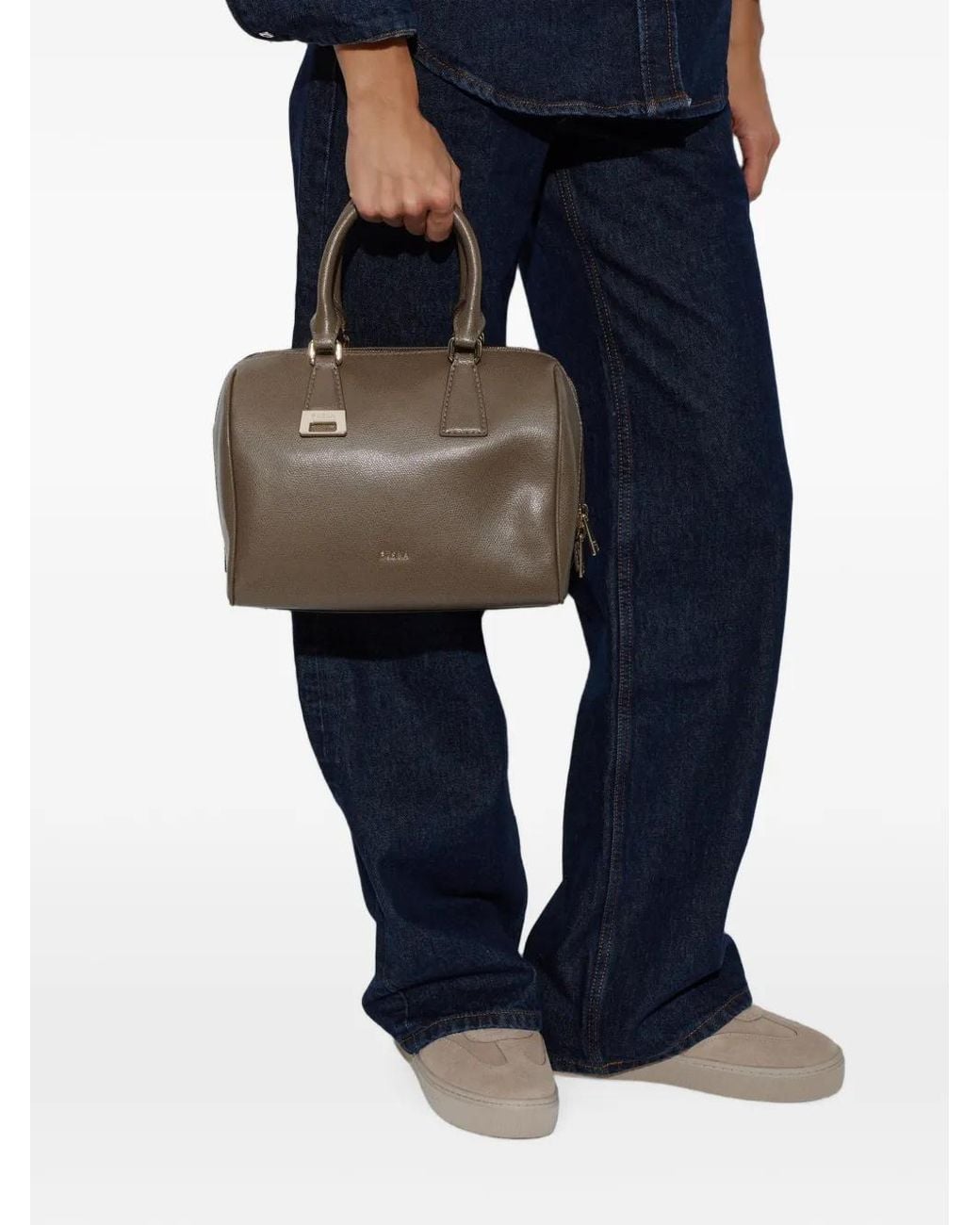 Furla Brown Olivia Handbag