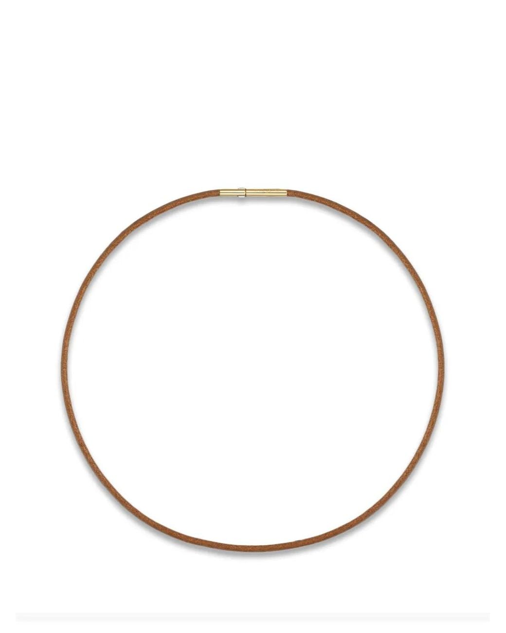 Marie Lichtenberg Metallic Micro Lasso Necklace
