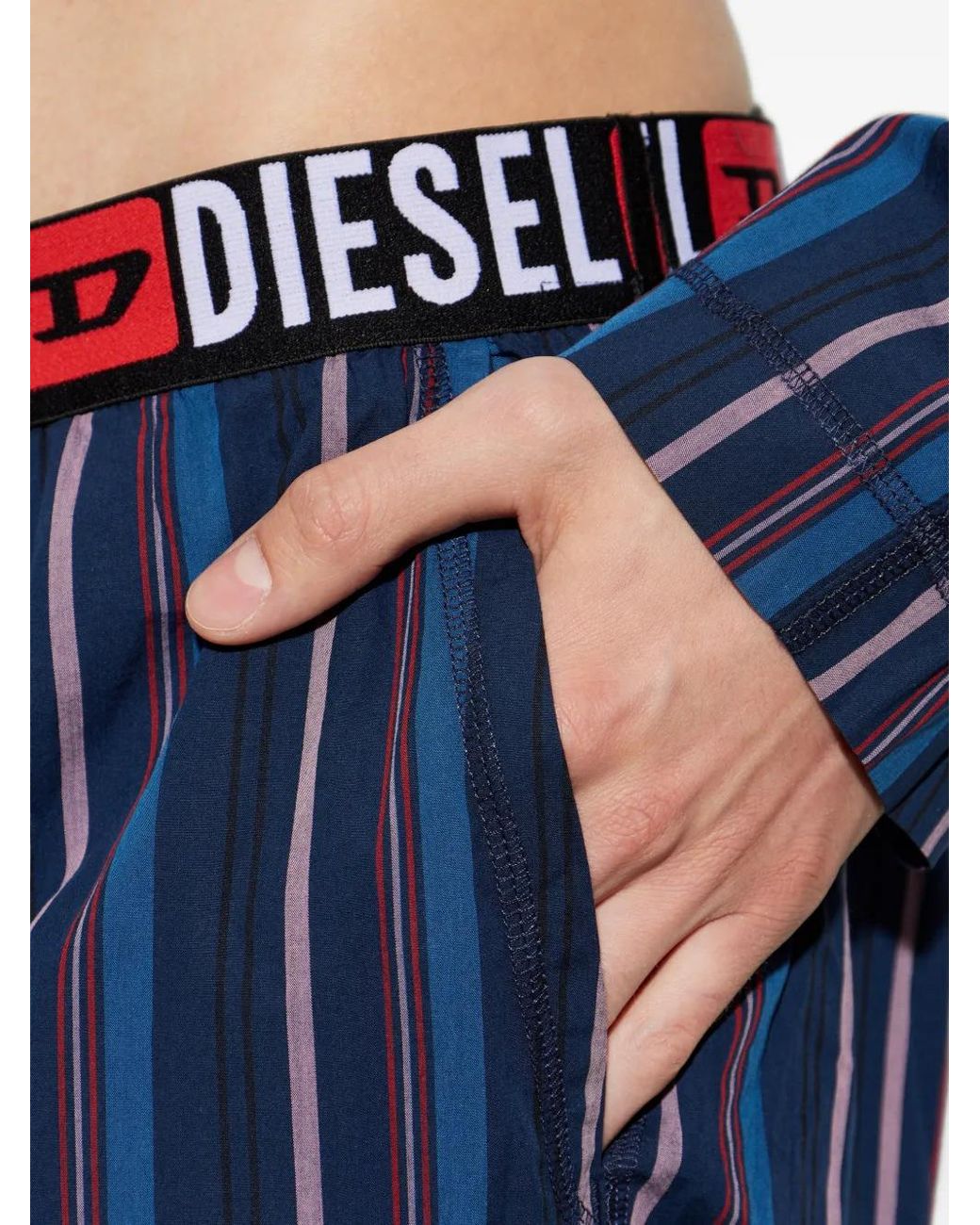 Pyjama Rayé DIESEL pour homme en coloris Blue
