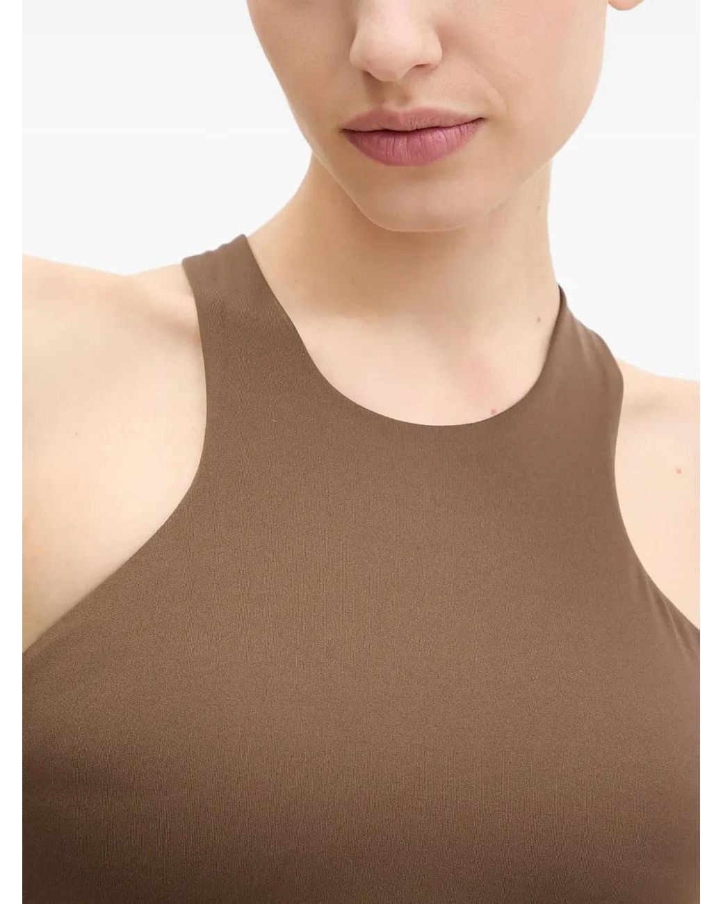 The North Face Gray Refina Longline Halterneck Sports Bra