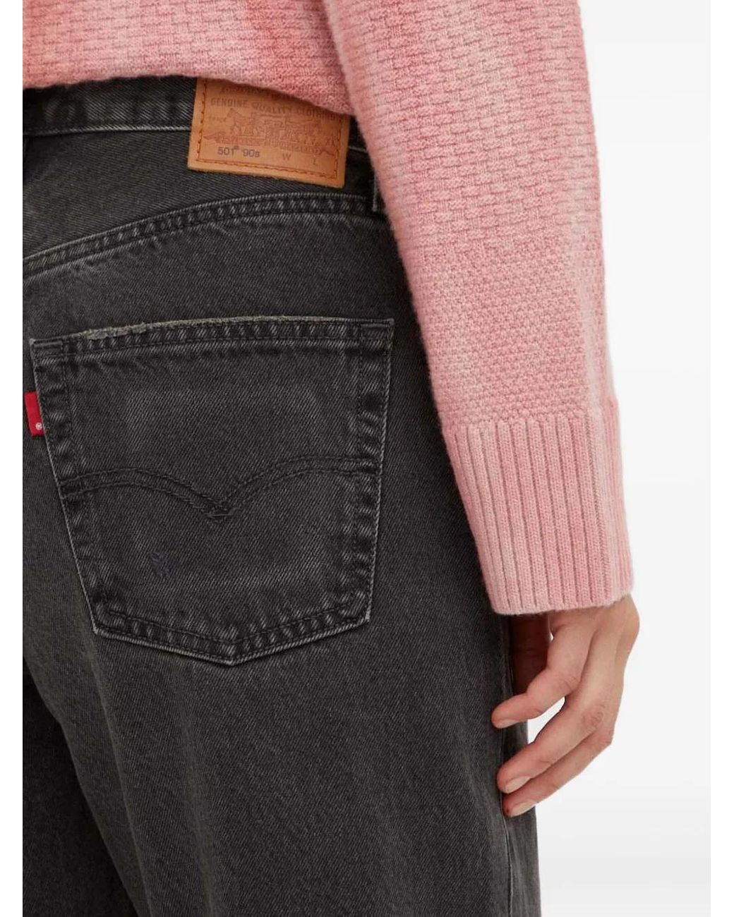 Levi's Black Five-Pocket Jeans
