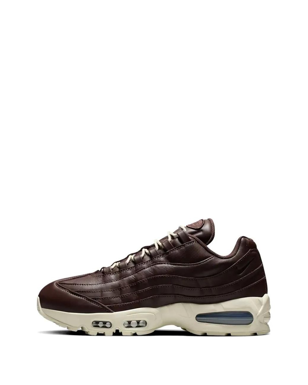 Nike Brown Air Max 95 Big Bubble Leather Sneakers