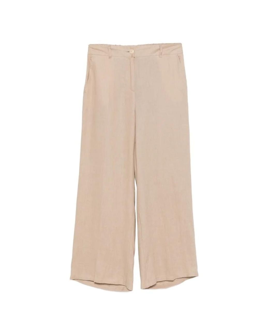 Pennyblack Natural Belt-Loops Trousers