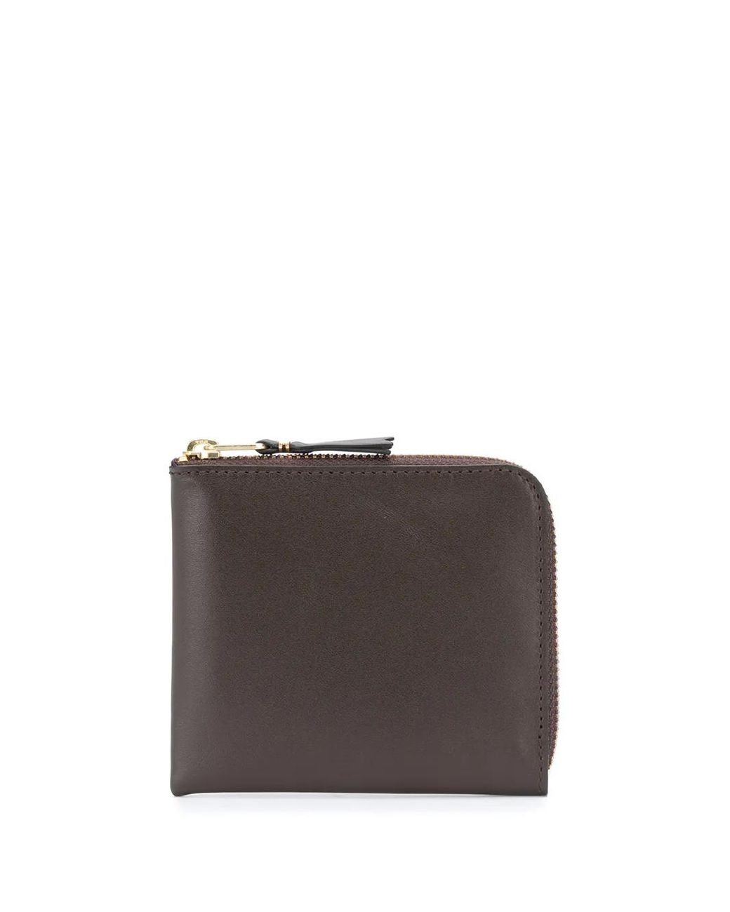 Comme des Garçons Brown Classic Leather Line Wallet